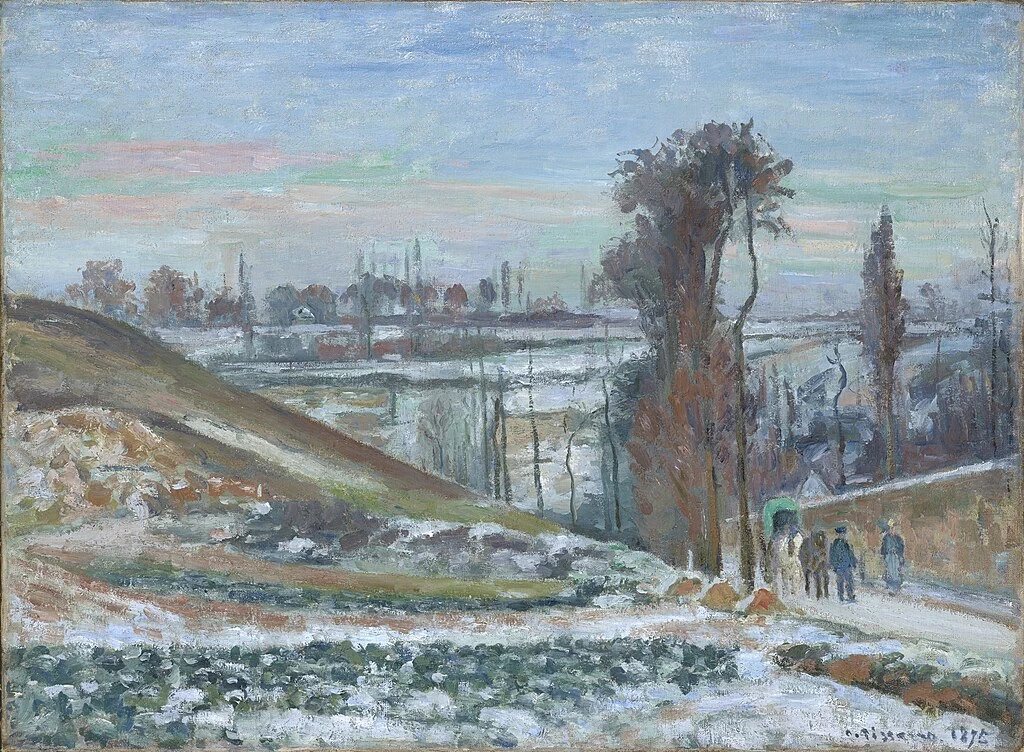 Effetto neve all'Hermitage, 1875 - Kunstmuseum Basel